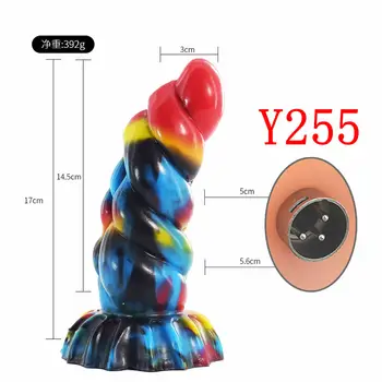 Advanced Sex Machine Attachment Animal Dildos Anal Plug Strange Tentacle Penis Love Products XLR 3Pin Male Accessories Y224-Y251 5