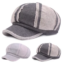 Мужская женская кепка повседневная уличная хлопковая газетная кепка берет таксиста новая стильная