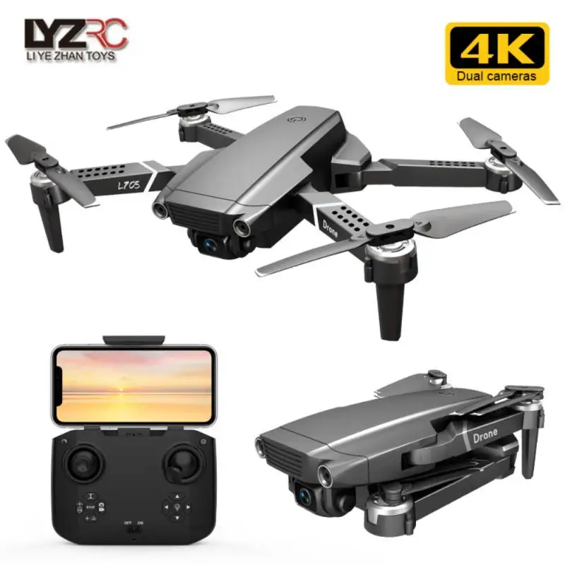 Радиоуправляемый Дрон 4k HD широкоугольная камера Wi-Fi Fpv для аэрофотосъемки