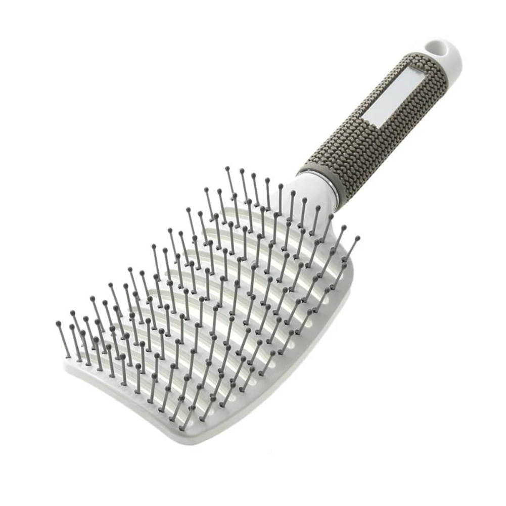 

Women Hair Scalp Massage Comb Bristle & Nylon Hairbrush Wet Curly Detangle Hair Brush for Salon Hairdressing Styling Tools