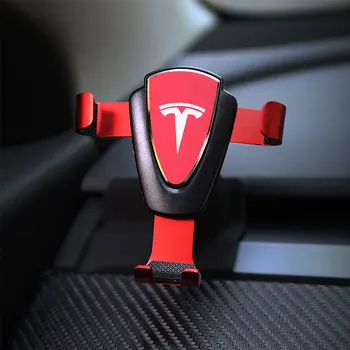 

Vehicle Mobile Phone Holder Bracket Air Outlet Navigation Instrument Panel Interior Modification For Tesla Model 3 Accessories