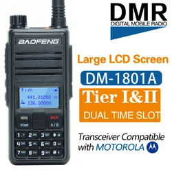 Baofeng – talkie walkie double fente horaire Dmr niveau I et Ii, Radio numérique 2021/DM 1801A Analog136 174 Mhz, yacht 400 470, nouveauté DM 5R 
