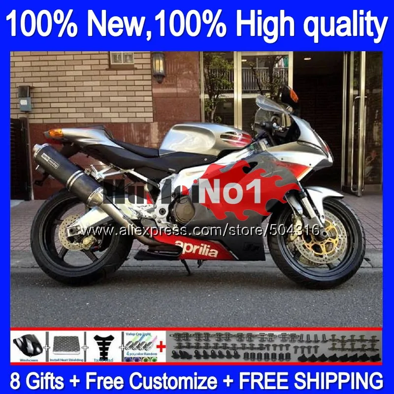 Средства ухода за кожей для Aprilia RSV1000R Mille RV60 RSV1000RR РСВ 1000 серебряный черный 8MC. 70 RSV1000 R RR 2003 2004 2005 2006 03 04 05 06 обтекатель