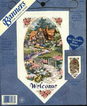 

t-MM Mouse avatar Counted Cross Stitch Kit Cross stitch RS cotton with cross stitch dim 72538 rose house