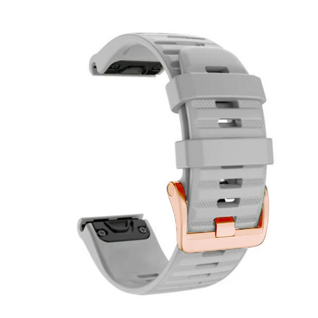 20mm Smart Watch Band Straps For Garmin Fenix 7S/5S Plus/6S/6S Pro Quick Release Strap Silicone Bracelet Rose gold Accessories 