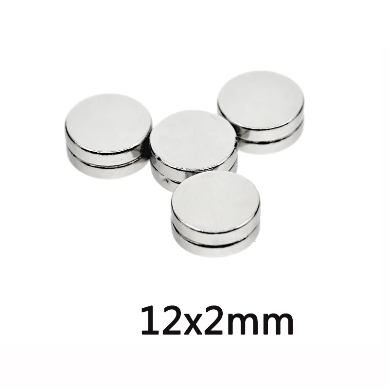 10/20/30pcs 12x2 mm Permanent Round Magnet 12mmx2mm Neodymium N35 12x2mm Fridge Mini Strong Magnetic Magnets 12*2 | Обустройство дома