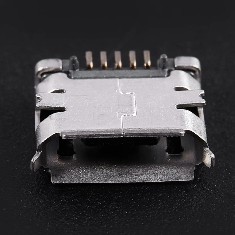 50 шт. PCB SMT Micro usb Тип B 5Pin гнездо адаптера Jack