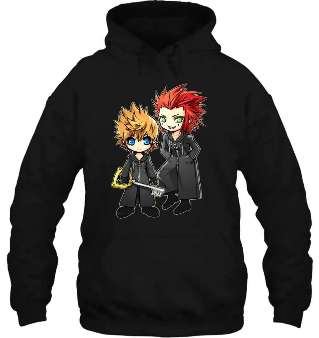 Мужская толстовка Roxas и Axel Kingdom Hearts женская уличная одежда