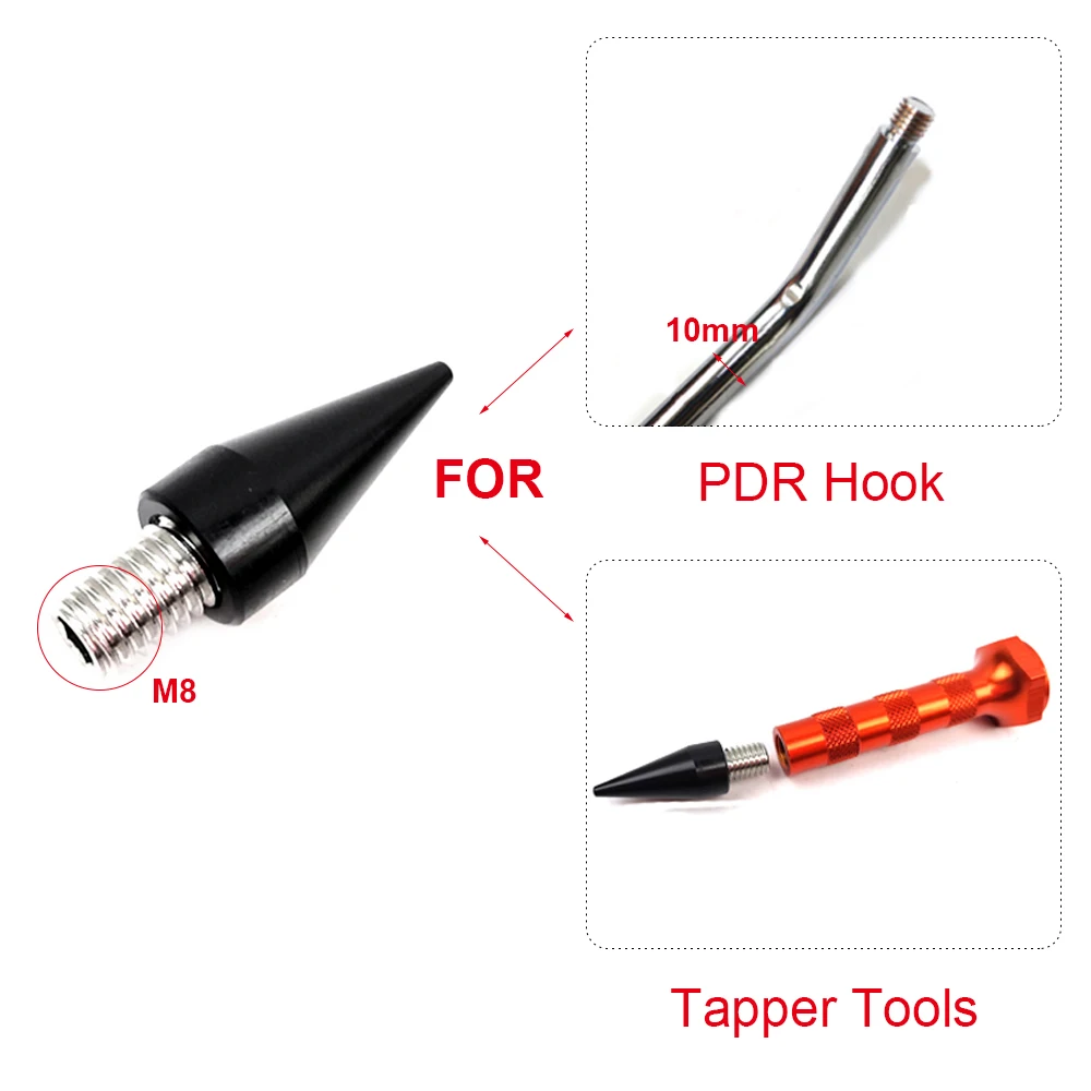 

PDR TOOLS TAPPER DOWN TOOLS TIPS ADJUSTABLE TIPS FOR PDR CAR DENT REPAIR TOOLS KIT PDR HOOK TIPS