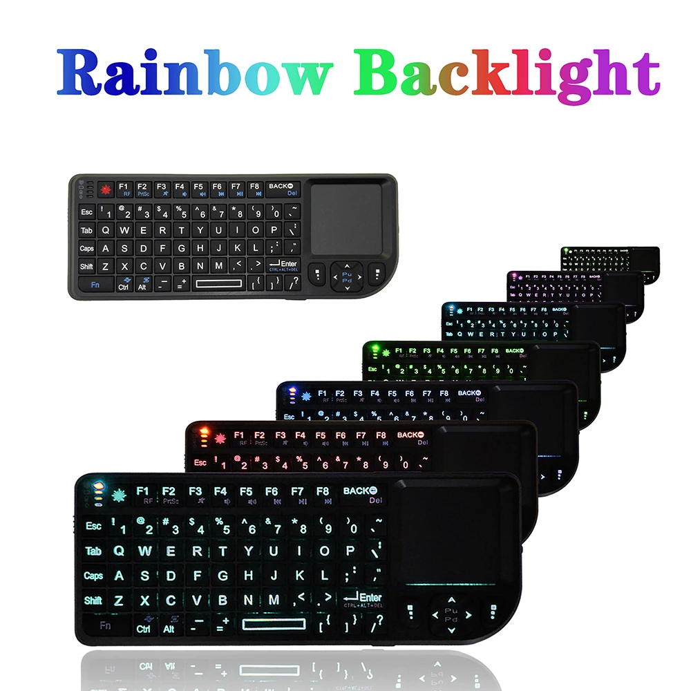 Беспроводная мини клавиатура с сенсорной панелью и мышью 2 4G RF 3 в 1|wireless keyboard|wireless