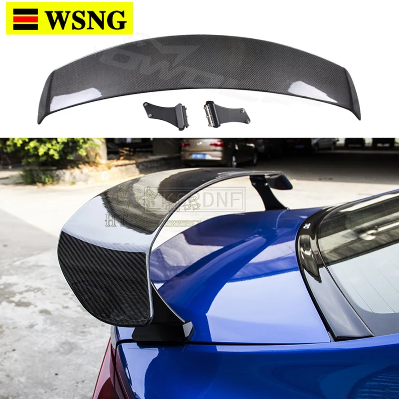 Carbon Fiber CAR REAR WING TRUNK Lip spoiler For Toyota GT86 Subaru BRZ