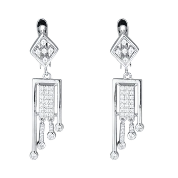 

Fahmi 2020 New Popular 100% 925 Sterling Silver Gold Earrings5-17 High Quality Original Jewellery For Women Party Wedding Gift