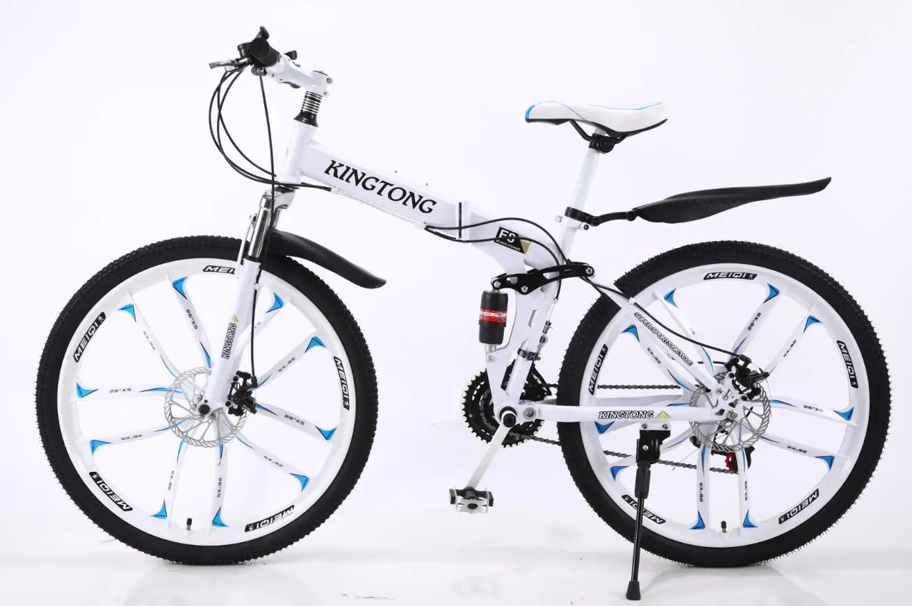 KINGTONG Double disc brake 21/24/27 Speed Mountain Bike 24/26inch Fat Tire Bikes Shock Absorbers Bicycle Free Delivery Snow Bike