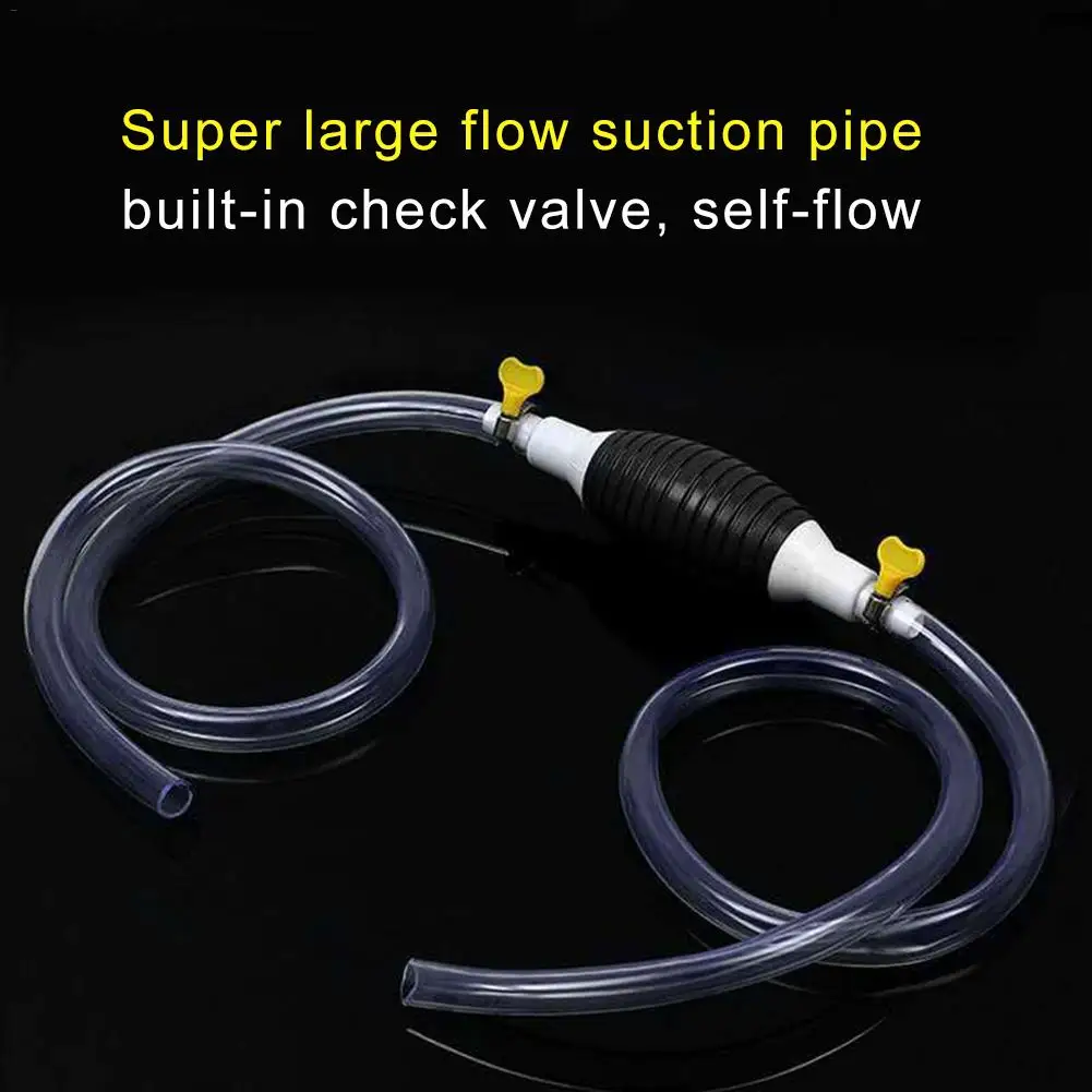 Car Siphon Hose Car Truck Motor Yacht Car Home Aquarium Car Siphon Hose Liquid Siphon Rubber Refill Hose Tube Oil Sucker 20mm