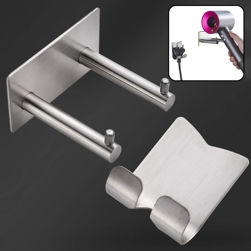 Стойку Фен держатель пыли нержавеющая сталь ванная комната дома для Dyson