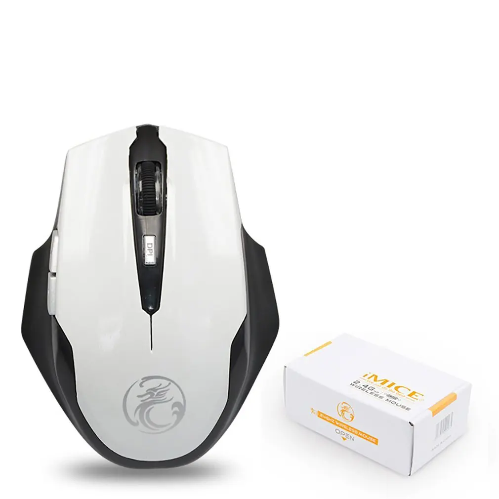 IMice 6 клавишная игровая мышь e-1900 1600 dpi 2,4 GHz беспроводная оптическая 6D игровая мышь Мыши для компьютера ПК ноутбука USB приемник