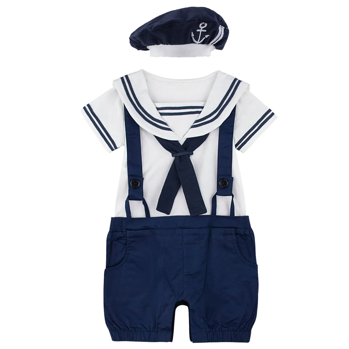 Костюм Моряка для маленьких мальчиков; костюм для костюмированной вечеринки на Хэллоуин; костюм моряка; костюм морского якоря - Цвет: Sailor 4