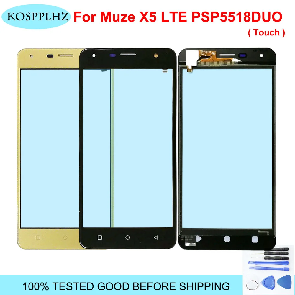 

Touchscreen Sensor For prestigio muze X5 lte psp5518duo psp 5518 duo psp 5518 Touch Screen Panel Repair Parts (no LCD Display)