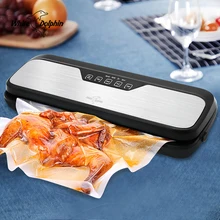 Вакуумный упаковщик для пищевых продуктов 220 В 110 В, вакуумный упаковщик с мешками, Электрический вакуумный упаковщик, упаковочная машина