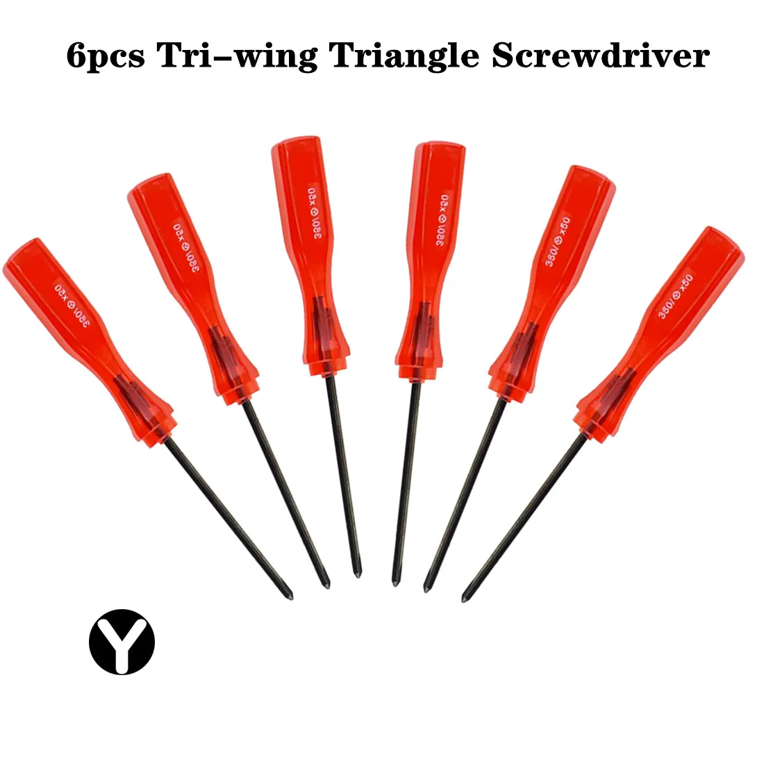 

6Pcs Tri-wing Screwdriver Opening Repair Hand Tools Multifunction Repair Hand Tool for Nintend Wii NDS DS Lite NDSL GBA SP