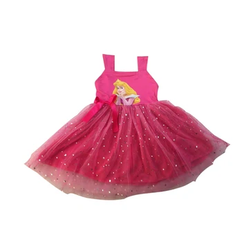 

fashion dress girls' cartoon princesses twirl dress popular smock little kids high quality dresses