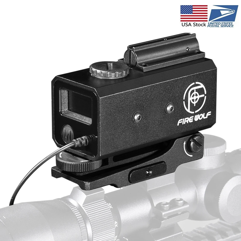 Mini Laser Infrared Riflescope Rangefinder for Hunting Shooting Distance Angle Speed Measurer Tactical Riflescope Mounted