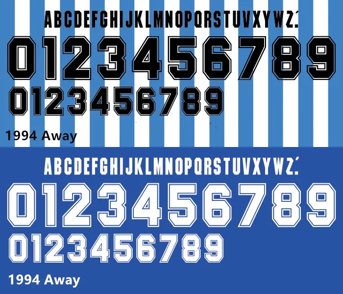 Аргентина 1994- футболист домой имя и печать номера шрифт футбол Горячая штамповка нашивки значки