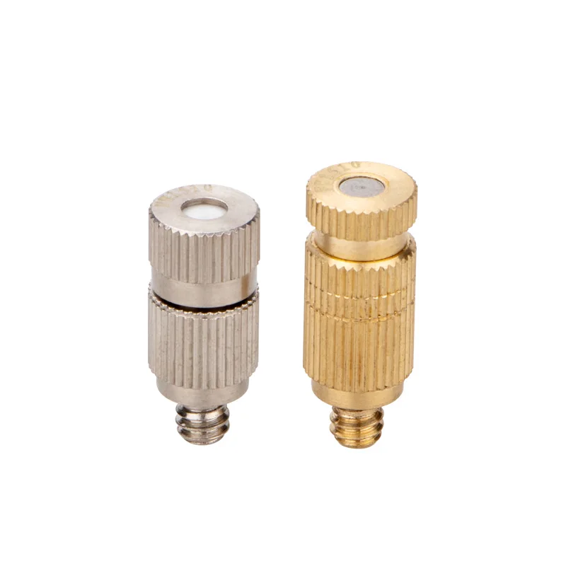 Two-section Humidifier textile nozzle 3/16 high/low pressure atomizing spray head dust-removing farm cooling and anti-drip | Обустройство