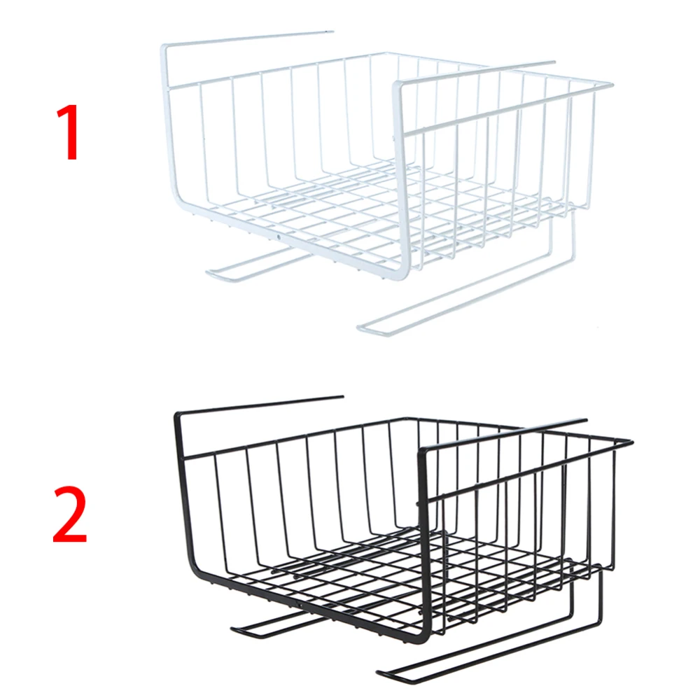 Кухонный ящик для хранения под полкой проволочный держатель шкаф корзина чашка Органайзер подвесная корзина для хранения для кухни