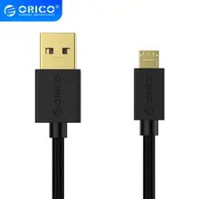 ORICO – câble USB vers Micro B pour recharge rapide et Transmission de données, compatible avec Xiaomi Redmi Note 5 et Samsung, 2a