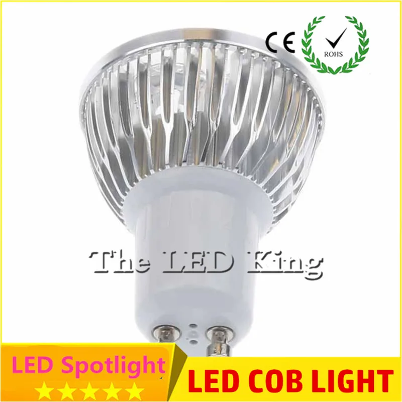 10x Cree GU10 led 9 Вт 12 15 gu 10 cob Светодиодная лампа светодиодная фара AC85-265V в Китае