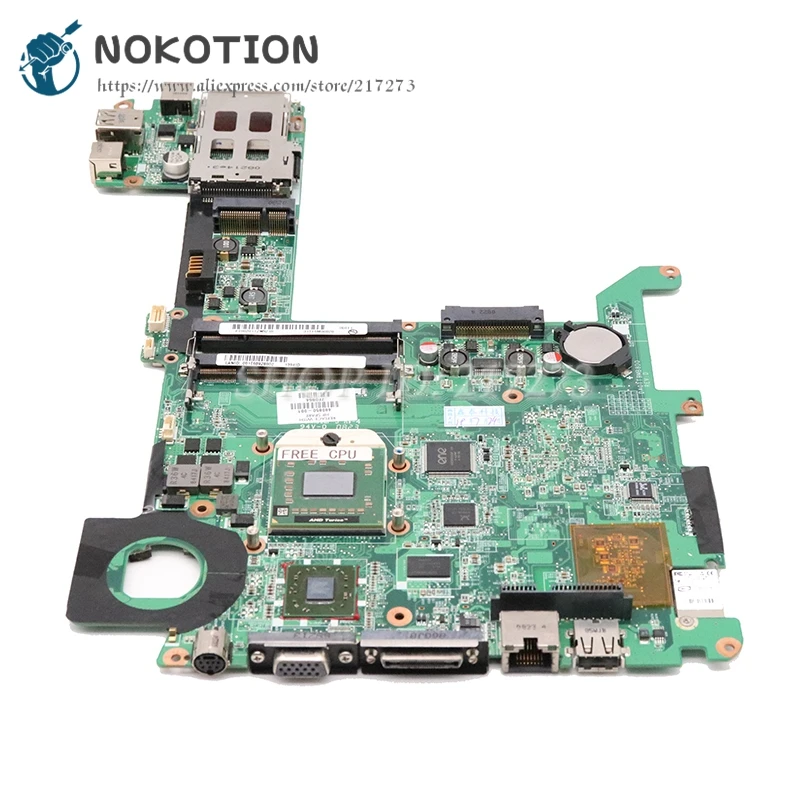 NOKOTION 480850-001 for hp TX2500 Laptop motherboard DA0TT9MB8D0 Socket S1 DD2 free cpu full test