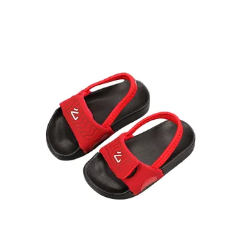 

Kids Sandals Boys Girls Soft Hook&Loop Beach Casual Shoes Baby Fashion Red Black Shoes for Girls Boys Big Toddler Girl Sandals