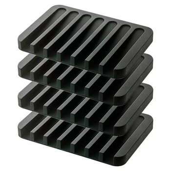 

NEW-4 Pcs Bath Soap Box Waterfall Soap Holder Soap Box Soap Protector Drainer