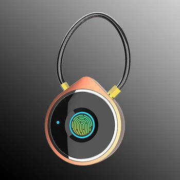 

Smart Fingerprint Padlock Keyless Bluetooth Doors Lock Dormitory Anti-Theft