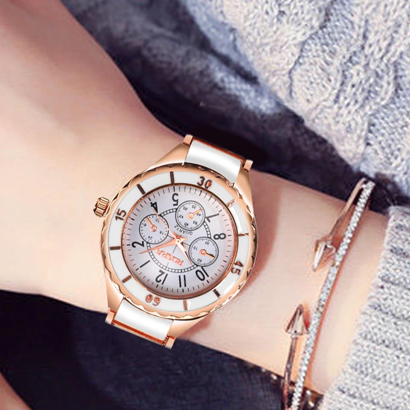 Модные женские часы, Индивидуальные Романтические часы из розового золота, наручные часы из нержавеющей стали, женские часы, montre femme reloj mujer