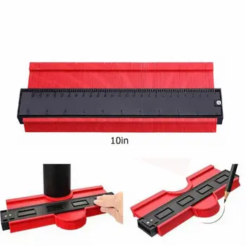 

Contour Gauge Profile Tool Irregular Profile Gauge Radian Ruler Profile Radian Ruler Shaper Copy Ruler 10inch（25CM）