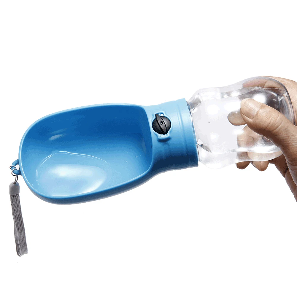 Portable Dog Drinking Bottle Kettle Teddy Accompanying Water Cup Hanging Drinking Water Bottle Outdoor Dog Water Feeder Bowl