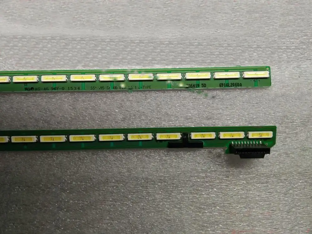 LED Backlight strip 63 lamp For LG 55&quot V15 SA UD 6916L2060A 6916L2061A 55UF8500 55uf8509 6922L-0160A | Освещение