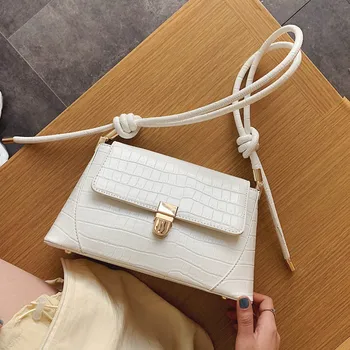 

Crocodile Pattern Armpit Baguette Bag for Women 2020 French Minority Ladies' Bags Vintage Shoulder Bag Luxury Designer Handbag