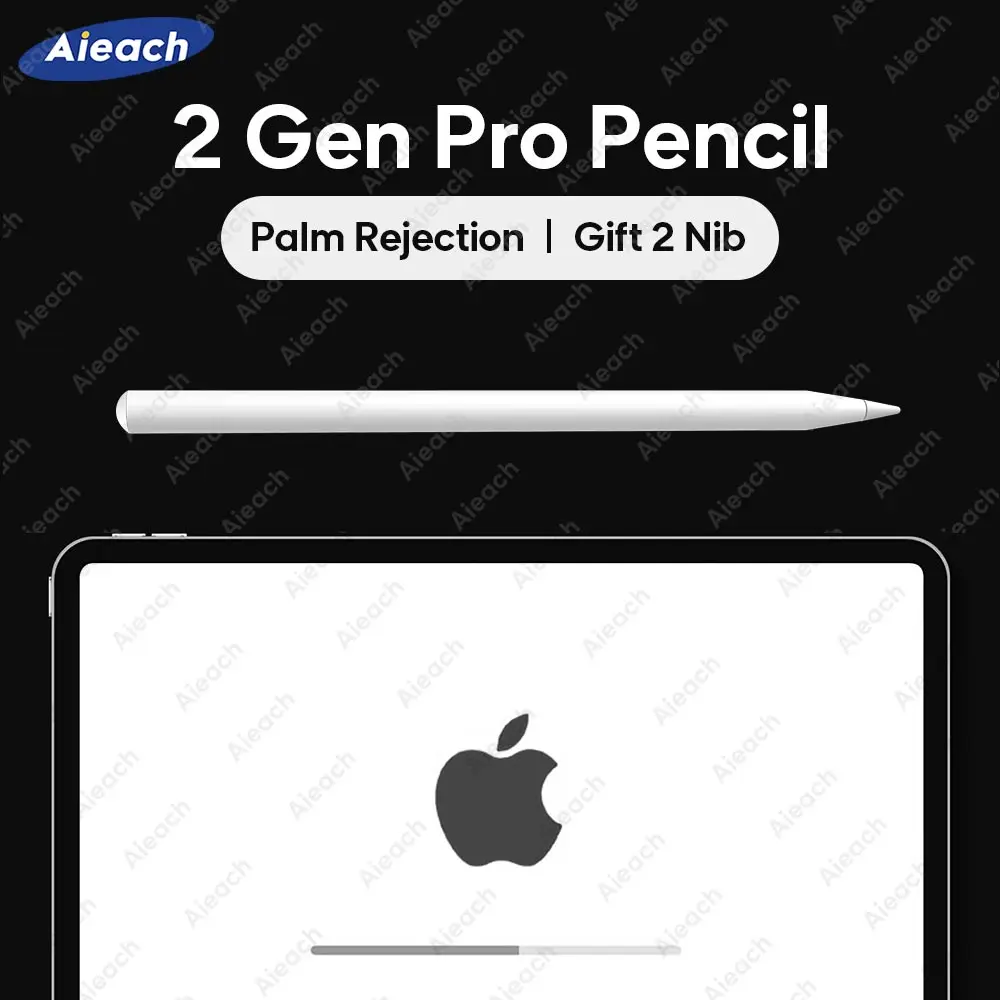 

For Apple Pencil 2 iPad Stylus Pen For iPad Pro 11 1st 2nd/ 12.9 3rd 4th/ 2018 6th/ 2019 7th/ mini 5 Air 3 Palm Rejection stylus