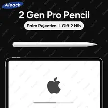 For Stylus Apple Pencil 2 iPad Pen For iPad Pro 11 1st 2nd/ 12.9 3rd 4th/ 2018 6th/ 2019 7th/ mini 5 Air 3 With Palm Rejection