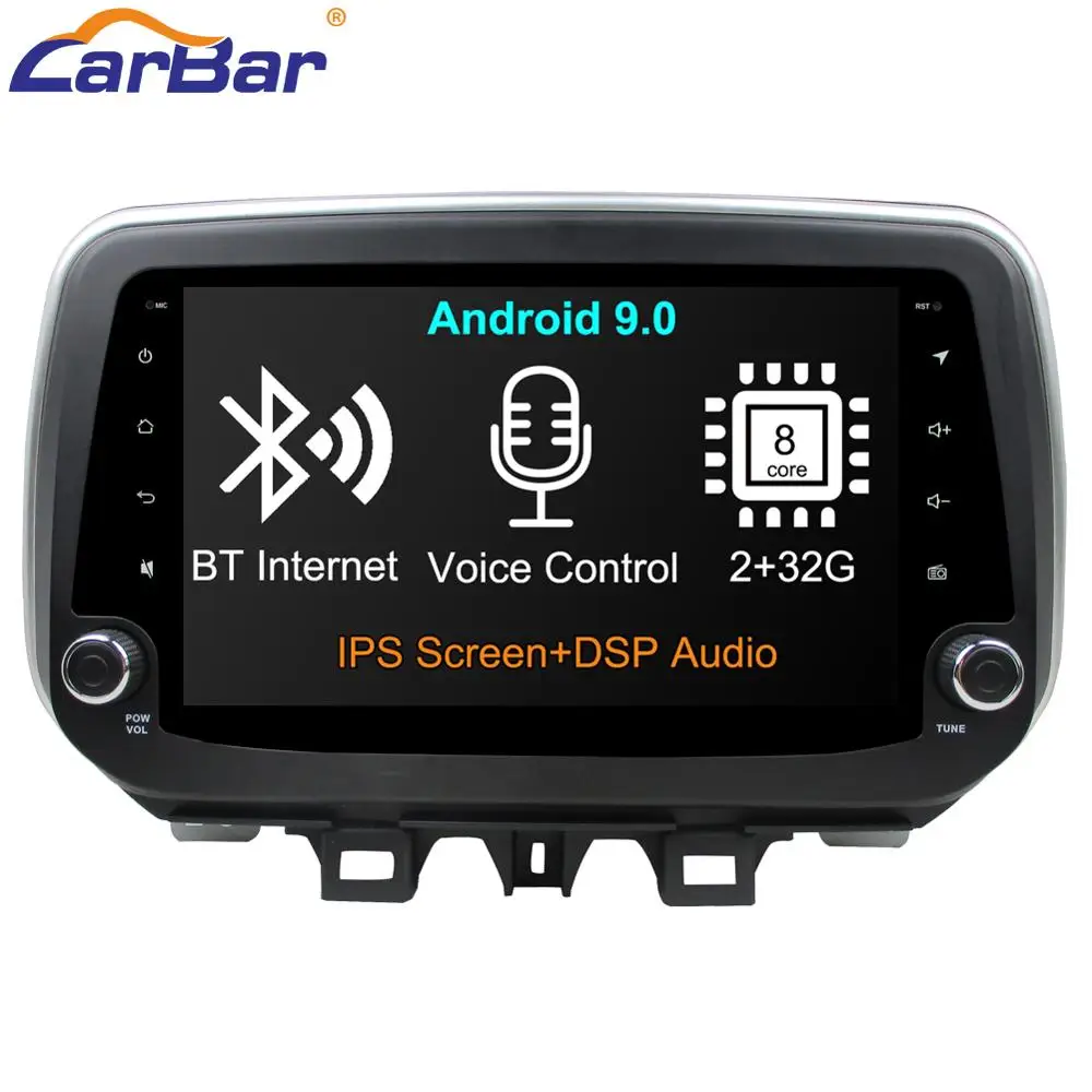 Carbar 9 &quotIPS экран Android 0 автомобильный DVD GPS стерео плеер для Hyundai Tucson IX35 2018 с