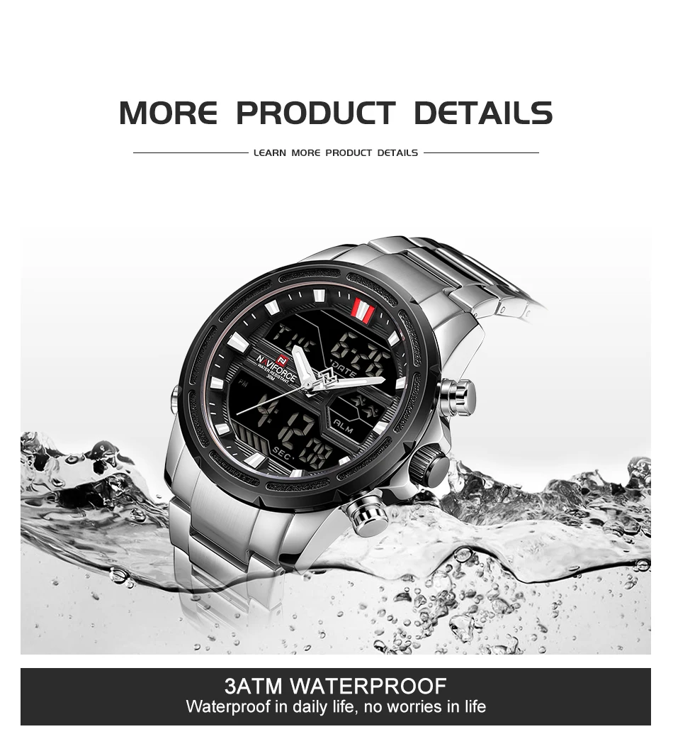 Naviforce Chronograph Sports Watch