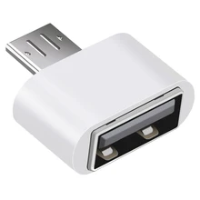 1/5pcs Mini Micro USB Male To USB 2.0 Female Adapter OTG Converter For Android Phone