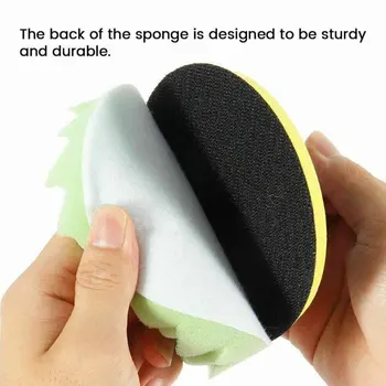 

39pcs Waxing Sealing Glaze Gross Soft Drill Sponge Cleaning Tool Buffer Car Polisher Polishing Pad Set Round Washable Reusable