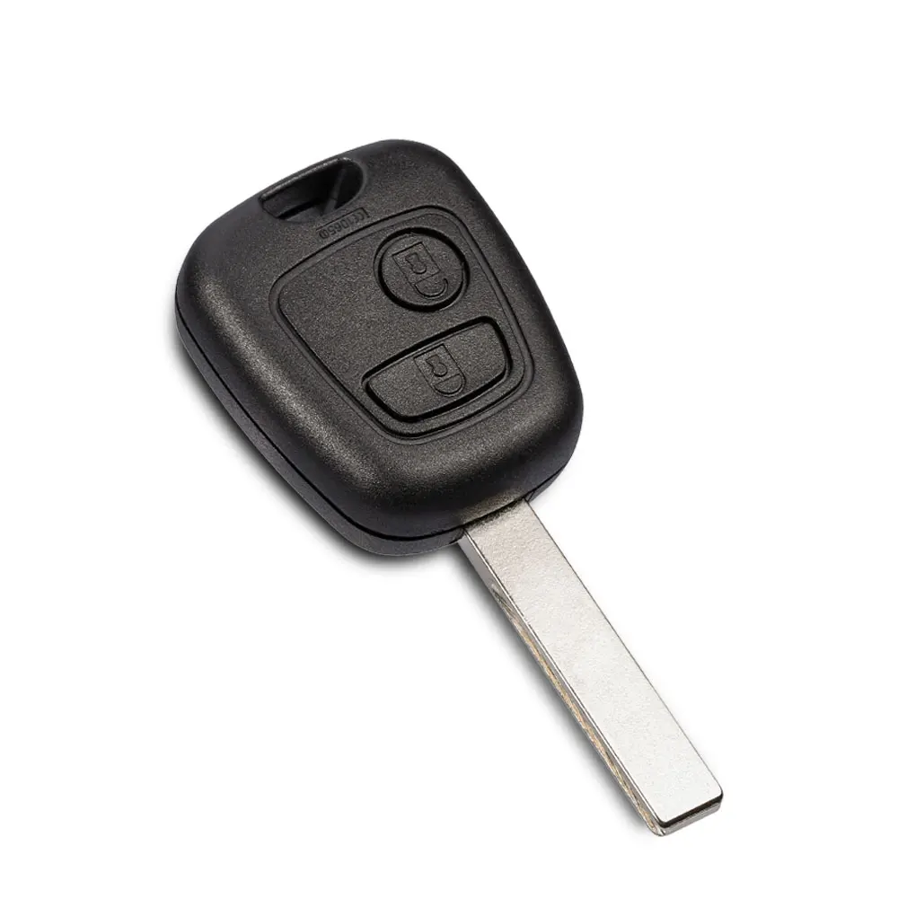 Remote Car Key Shell Case 2 Buttons 2 Switches For Peugeot 206 107 207 306 307 407 VA2/HU83/NE73 Blade For Citroen key case car remote key car key car key shell key shell