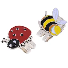 2 шт. легкий маркер мяча для гольфа с портативным зажимом для шляпы из сплава с магнитным шариком для гольфа маркер для шляпы зажим для Вэнь женщин