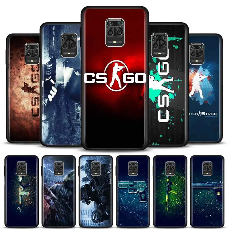 Чехол для Xiaomi Redmi Note 10 Pro Max 5G 9 9S 9Pro чехол K40 Plus Power 9T Counter Strike cs go | Мобильные телефоны