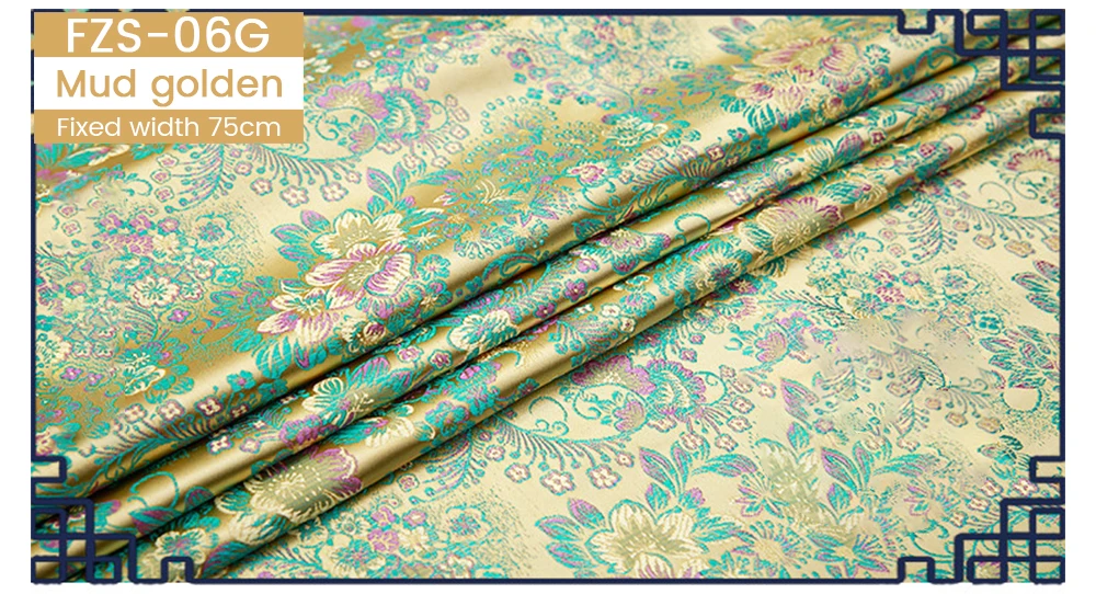 Jacquard Seide Stoff durch die Meter, für Nähen Kleid, Brokat Jacquard Stoff durch Yards für Polster, möbel, Handtaschen – Detail 22